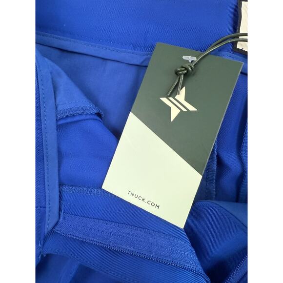 Tuckernuck Sapphire Blue Duncan Pleated Straight Leg Trouser Pants Size M - Picture 8 of 13